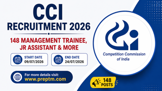 CCI Recruitment 2026: 148 Management Trainee, Jr Assistant & More Posts